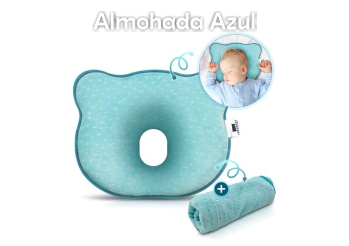 almohada azul